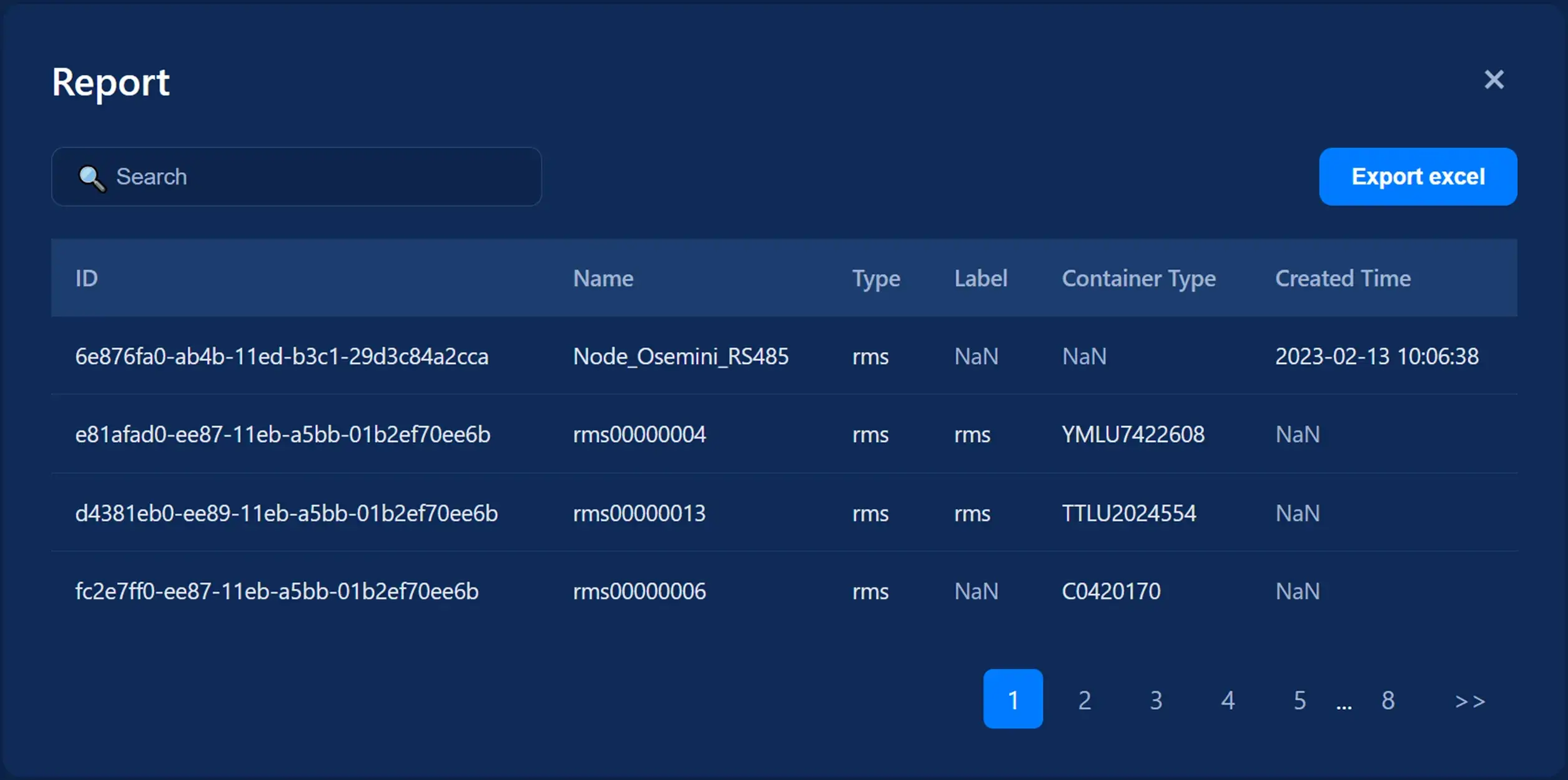 Data extraction and storage feature