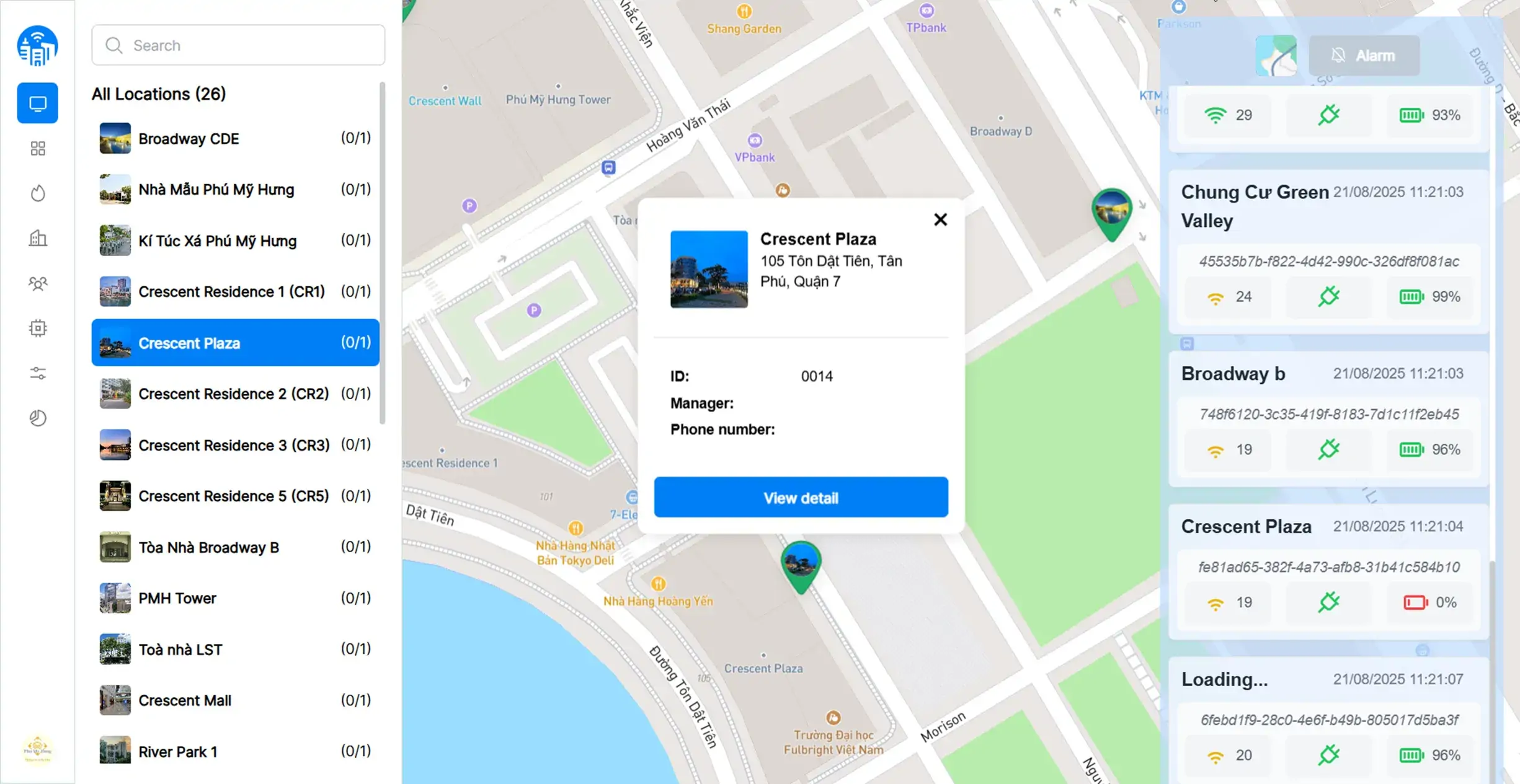 Remote monitoring feature