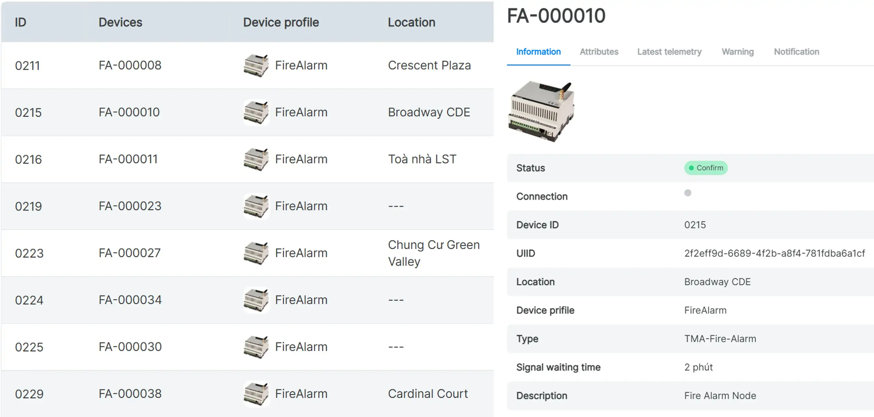 Device management feature